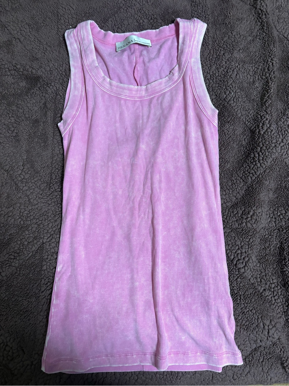 Pink Zenana tank top